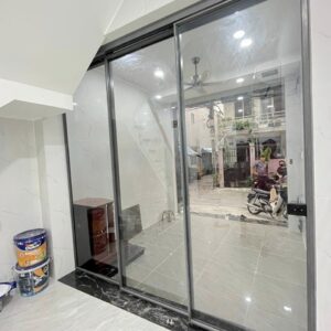 Cửa Slim 2 cánh 1 fix 1 lùa