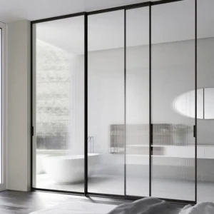 Cửa Slim 2 cánh 2 lùa độc lập